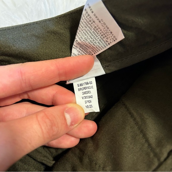 New Banana Republic Green Flare Pants Size 8 - Picture 9 of 10